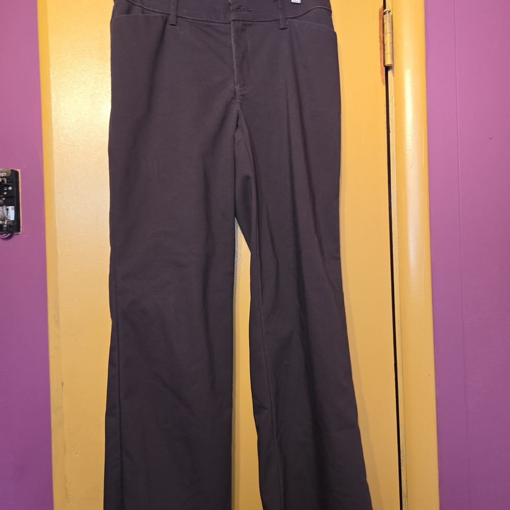 Lee Chocolate Brown Flared Trousers